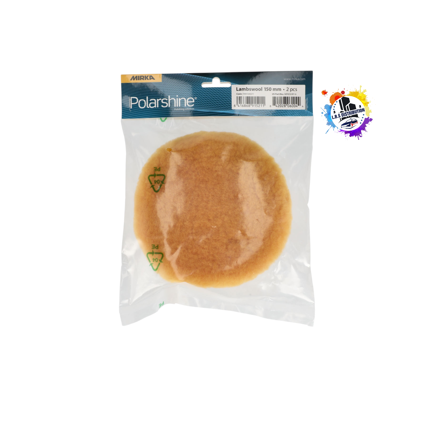 MIRKA Peau de mouton 150mm Grip